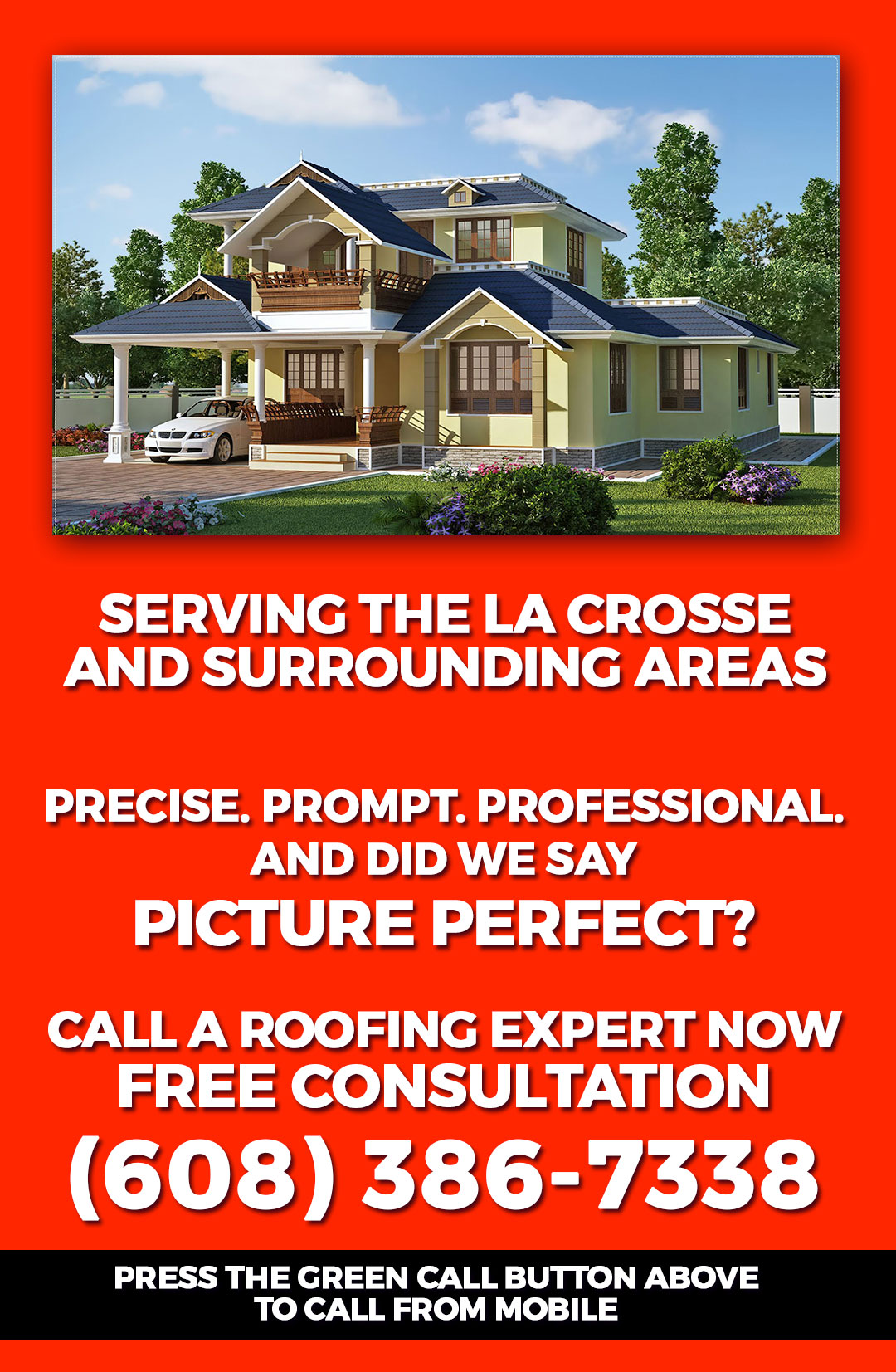 La Crosse WI Roofing Contractors 54601 Call Now